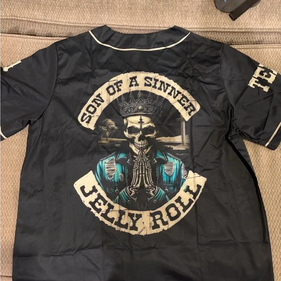 Jelly Roll Tour Black Jersey - Picture 2 of 5